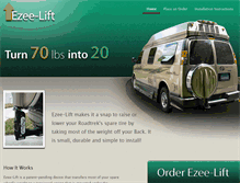 Tablet Screenshot of ezee-lift.net
